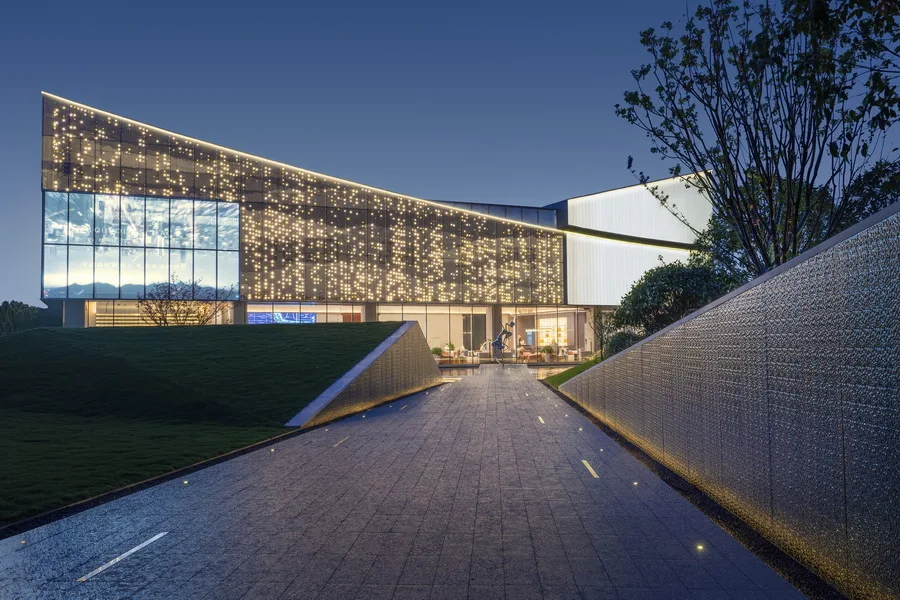 BIM architecture | center beam Zhengrong Qinghe Daguan/Shanghai Huace Architectural Design Firm Co., Ltd. Building No.2