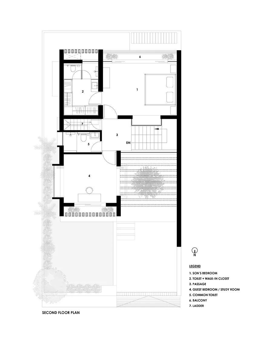 BIM Architecture | Floating Courtyard Residence/TRAANSPACE