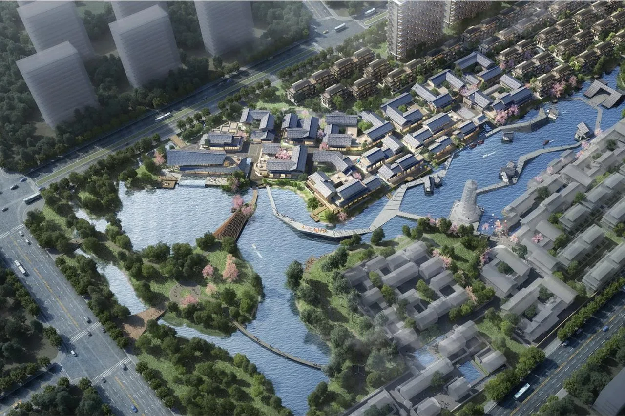 BIM Architecture | High tech Black Rice Field Project, Yangxian County, Shaanxi/Aimeo (Shanghai) Architectural Design Consulting Co., Ltd. (M.A.O.)