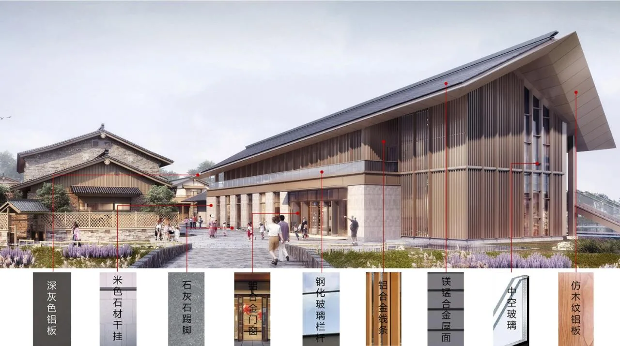 BIM Architecture | High tech Black Rice Field Project, Yangxian County, Shaanxi/Aimeo (Shanghai) Architectural Design Consulting Co., Ltd. (M.A.O.)