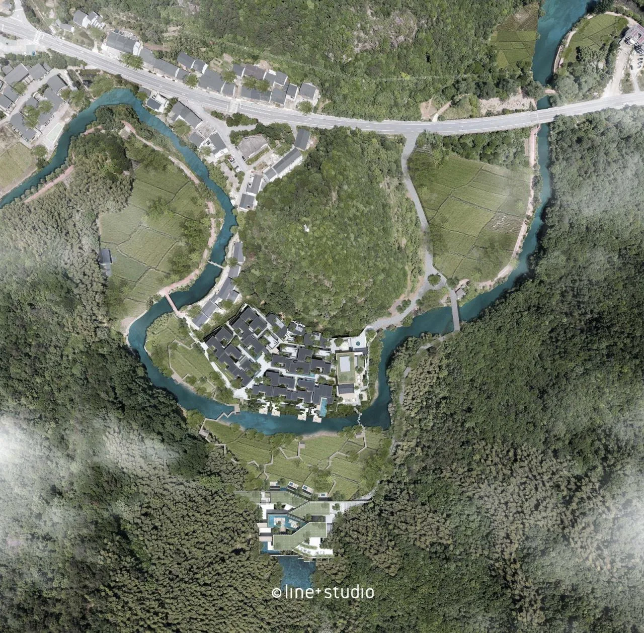BIM Architecture | Haihua Pujiang Yuexili Resort Hotel/Meng Fanhao Line+Architectural Firm