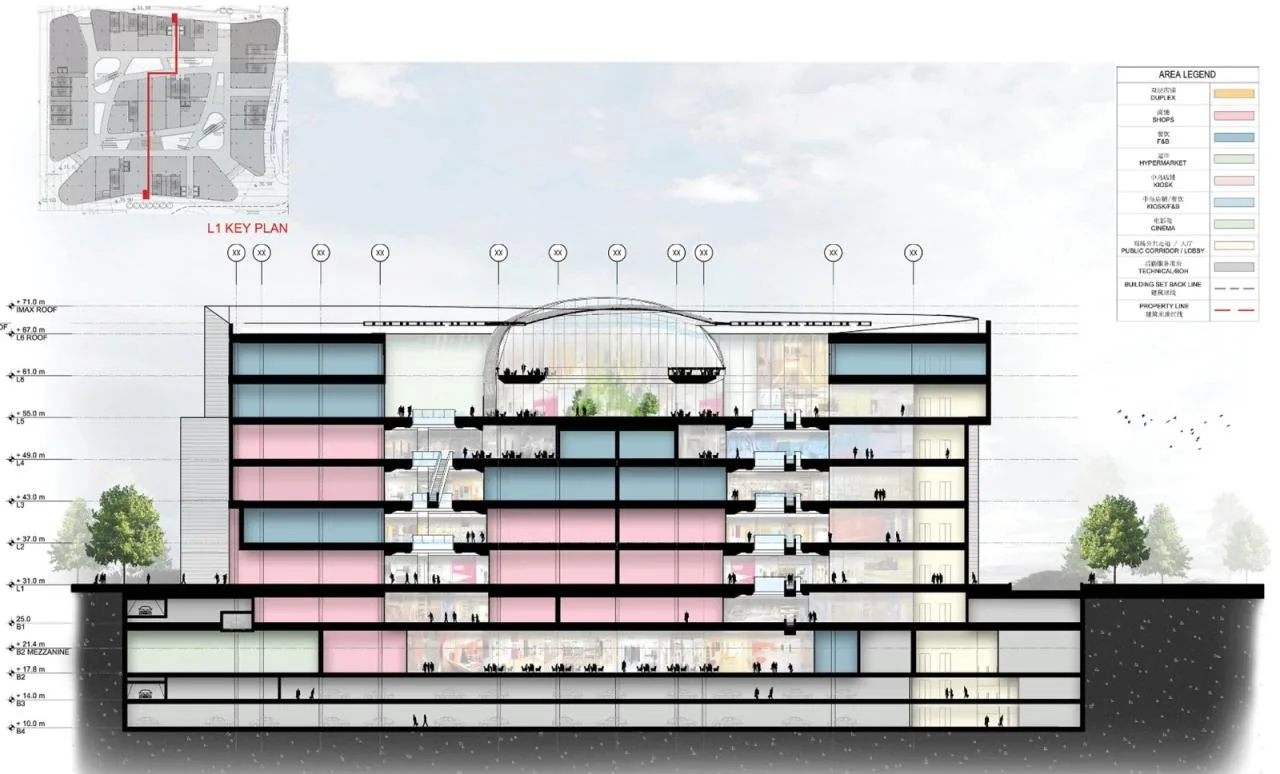 BIM Architecture | Kaide MALL · Xinduxin/Laguarda. Low Architects