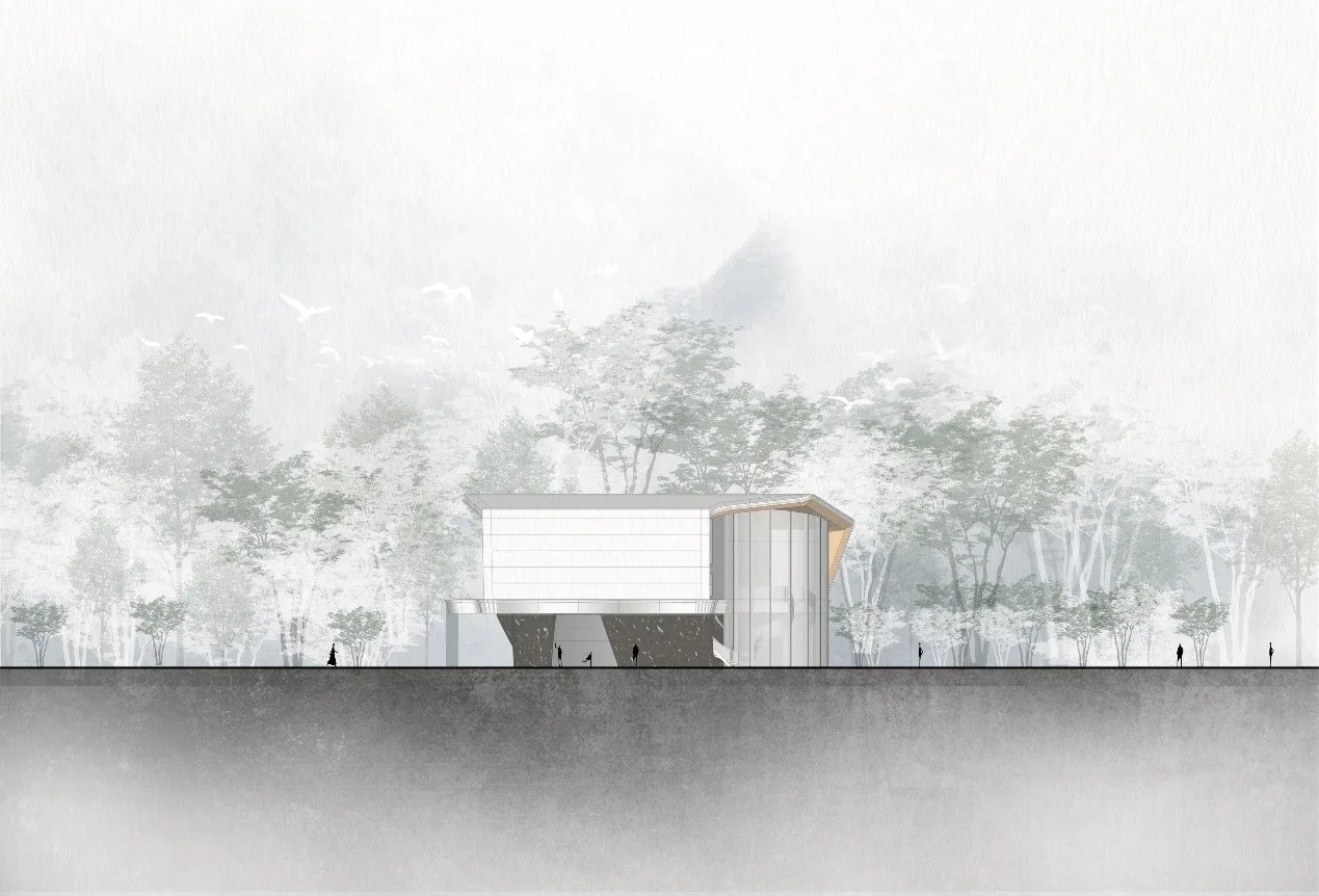 BIM Architecture | Floating Art Residence Boat Mooring in Yanzhu: Chengdu's First Open Golden Land • Luming North Lake/Chengzhi Design