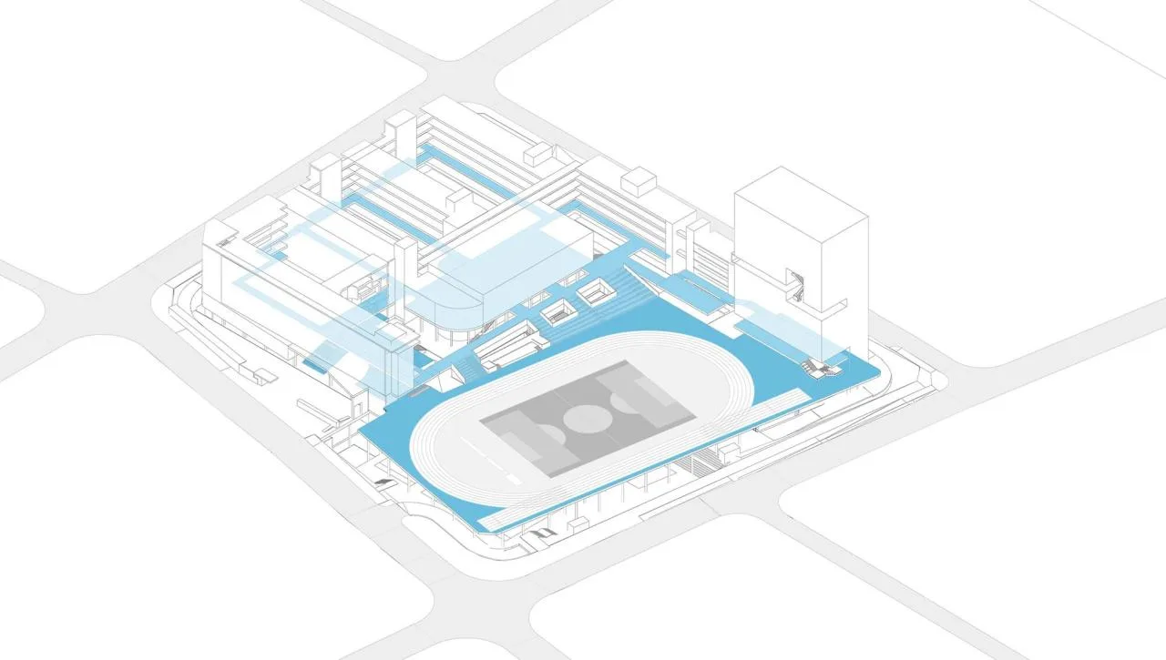 BIM Architecture | Link and Reshaping: Shenzhen Nanshan Qilin Middle School Renovation and Expansion Project/Yuanben Studio