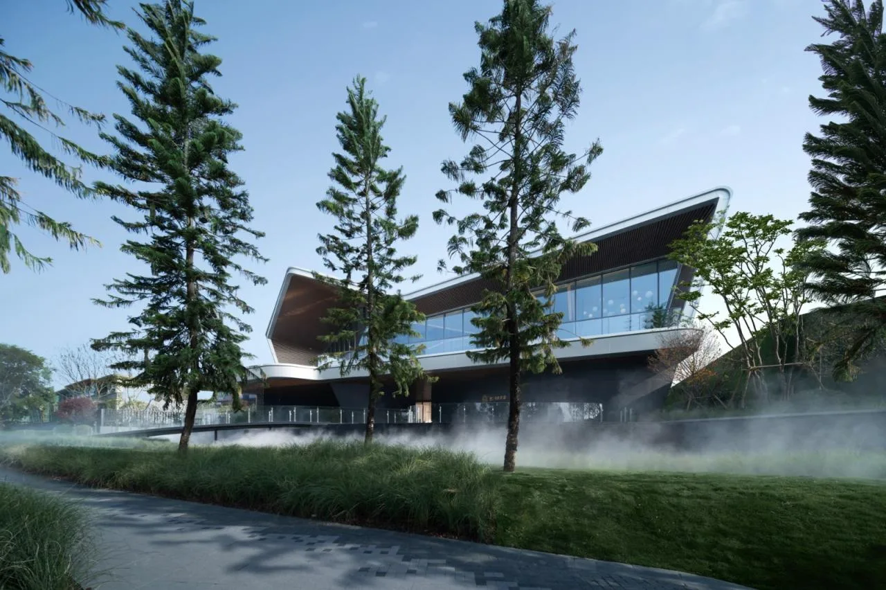 BIM Architecture | Floating Art Residence Boat Mooring in Yanzhu: Chengdu's First Open Golden Land • Luming North Lake/Chengzhi Design