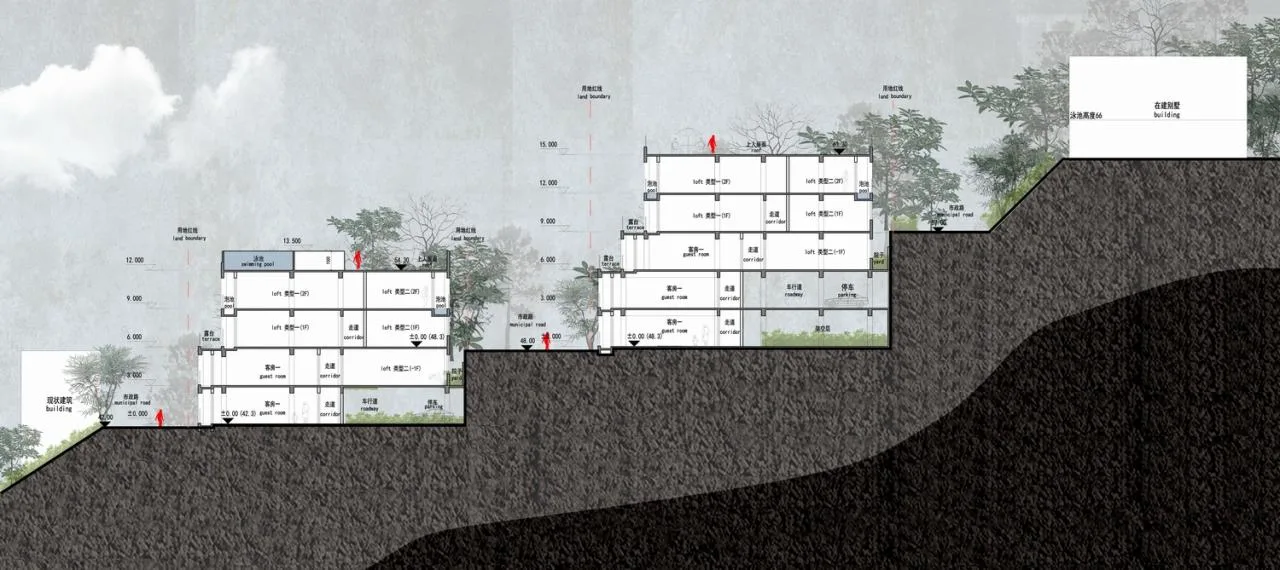 BIM Architecture | Mountain and Sea Phuket Coastal Hotel Project/Jianhe Architecture