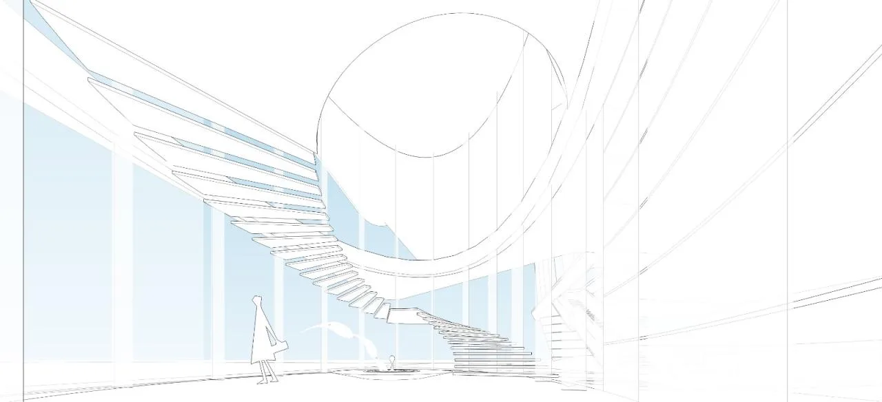 BIM Architecture | Floating Art Residence Boat Mooring in Yanzhu: Chengdu's First Open Golden Land • Luming North Lake/Chengzhi Design