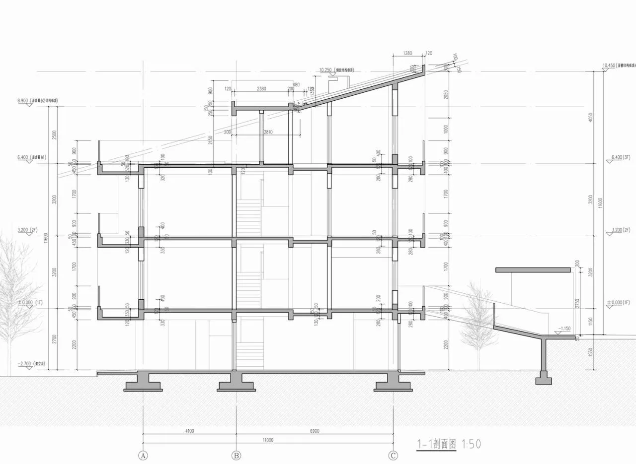 BIM Architecture | Dialogue with Hill and Field, No. 21 Binhe Lane/MV Architecture Studio
