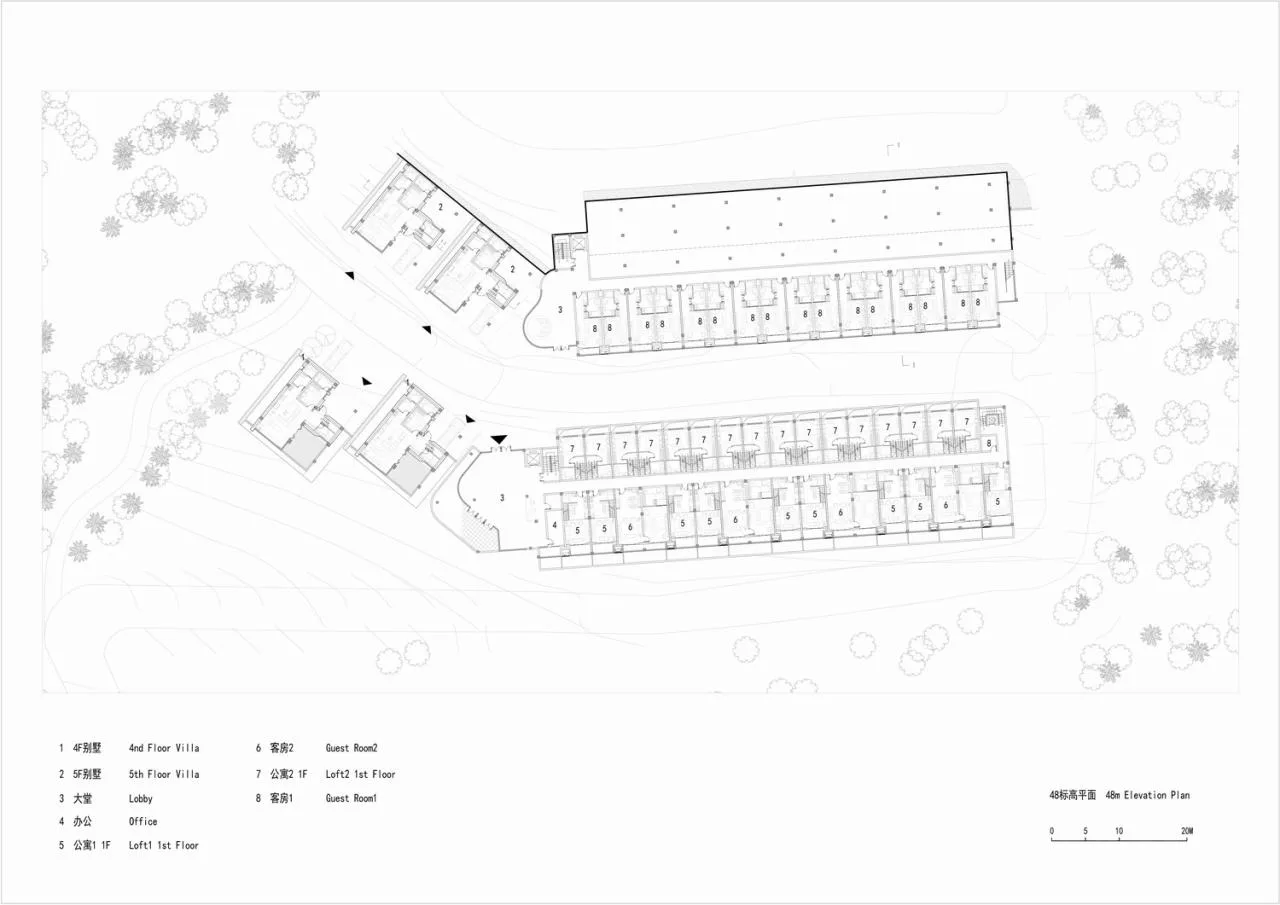 BIM Architecture | Mountain and Sea Phuket Coastal Hotel Project/Jianhe Architecture