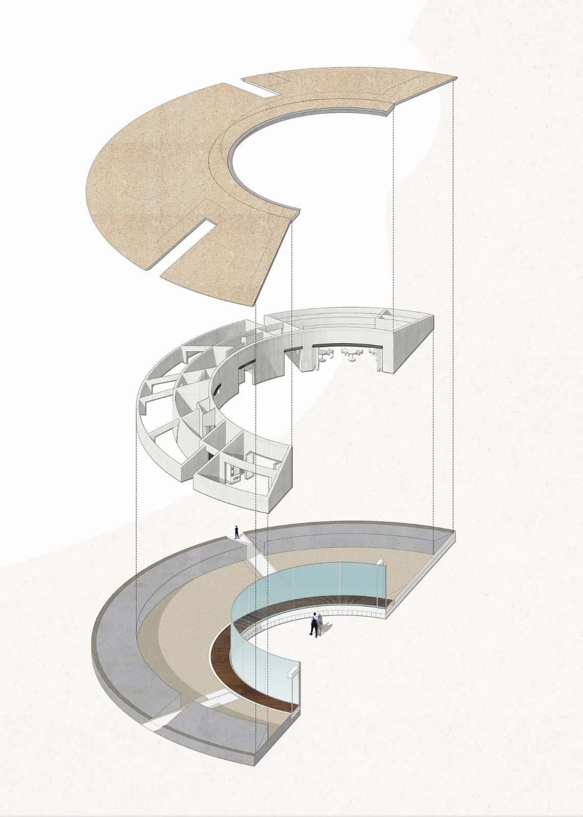 BIM Architecture | Seaside Cafe: Echoes of the Sea/Same Architectural Design Firm