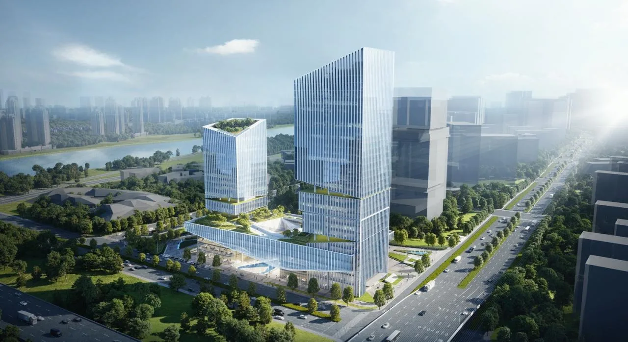 BIM Architecture | Setting Sail · Nanjing Jiangxinzhou Ecological Technology Industrial Park/Jianhe Architecture