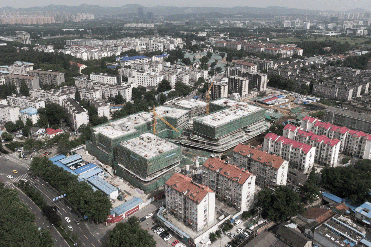 BIM Architecture | Nanjing Longhu Purple Gold Mall - Play with the "+- × ÷" Method, Cleverly Solve the Dream Community Life Equation/San Yi Architecture