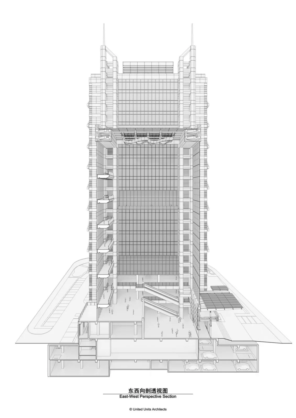 BIM Architecture | Shuangqing Building: Ruifeng Digital Financial Center/UUA Architectural Firm