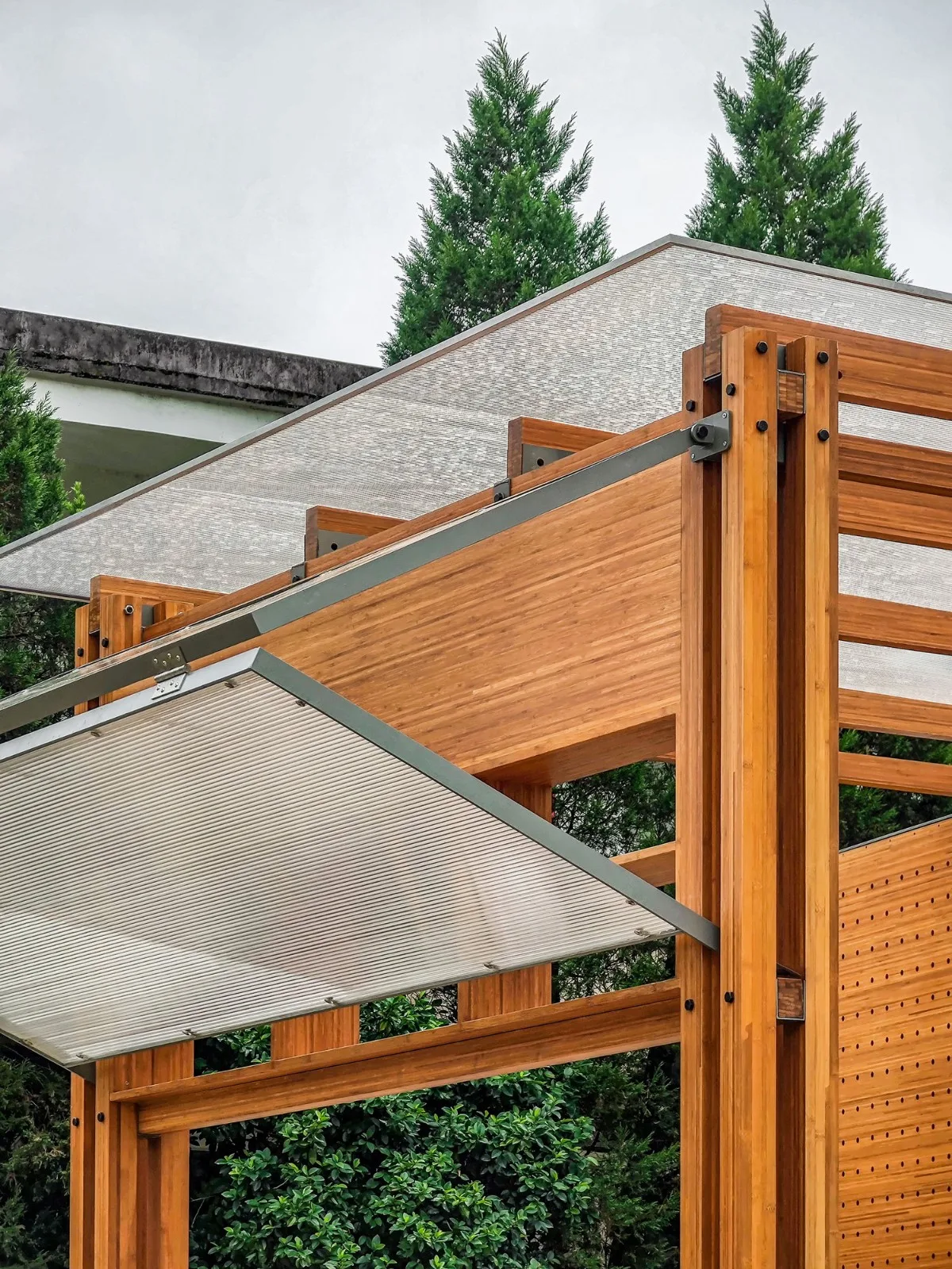 BIM Architecture | Rural Revitalization Mobile Work Cabin - New Bamboo Structure Space Installation/School of Architecture and Urban Planning, Nanjing University