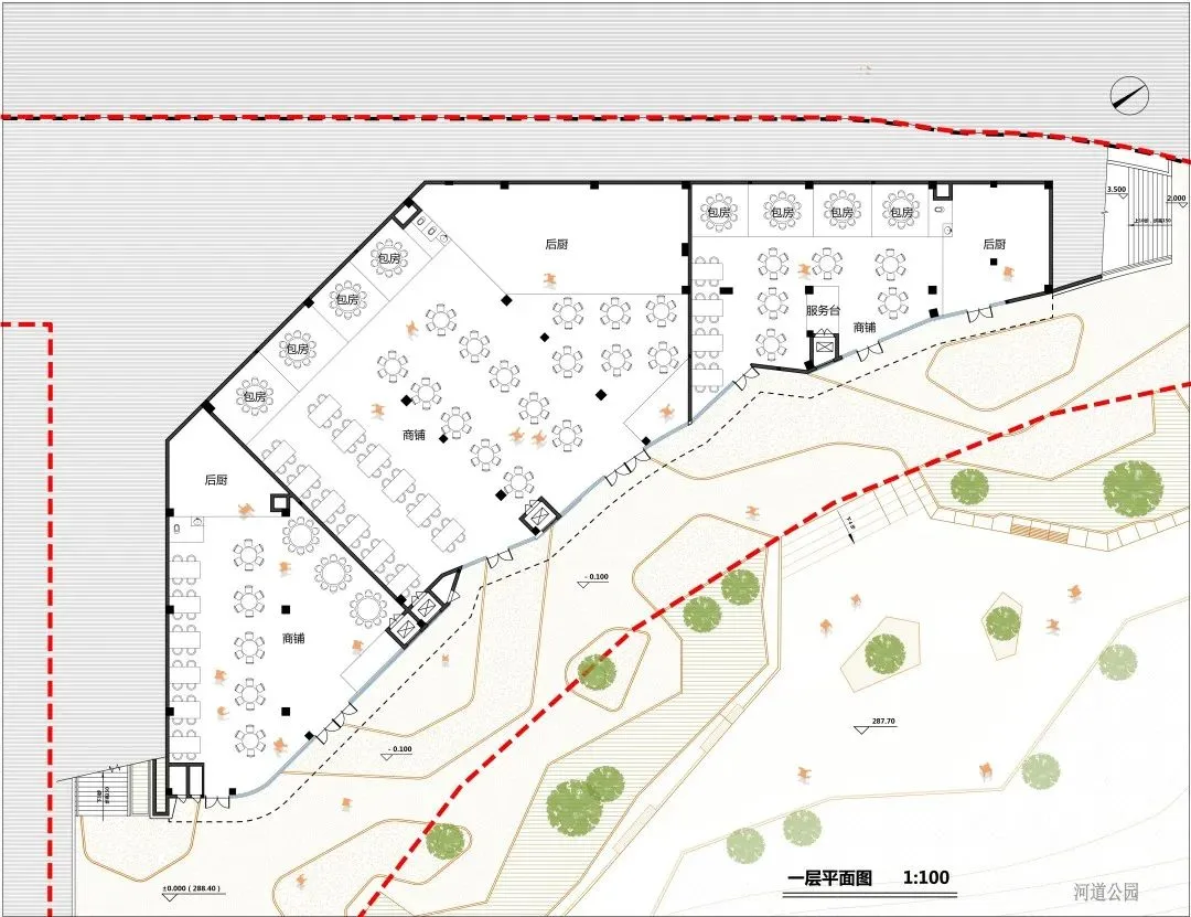BIM Architecture | Chongqing Nan'an District Tea Garden Zhongjiao Manshan Riverside Commercial, Chongqing/Yuandao Architecture