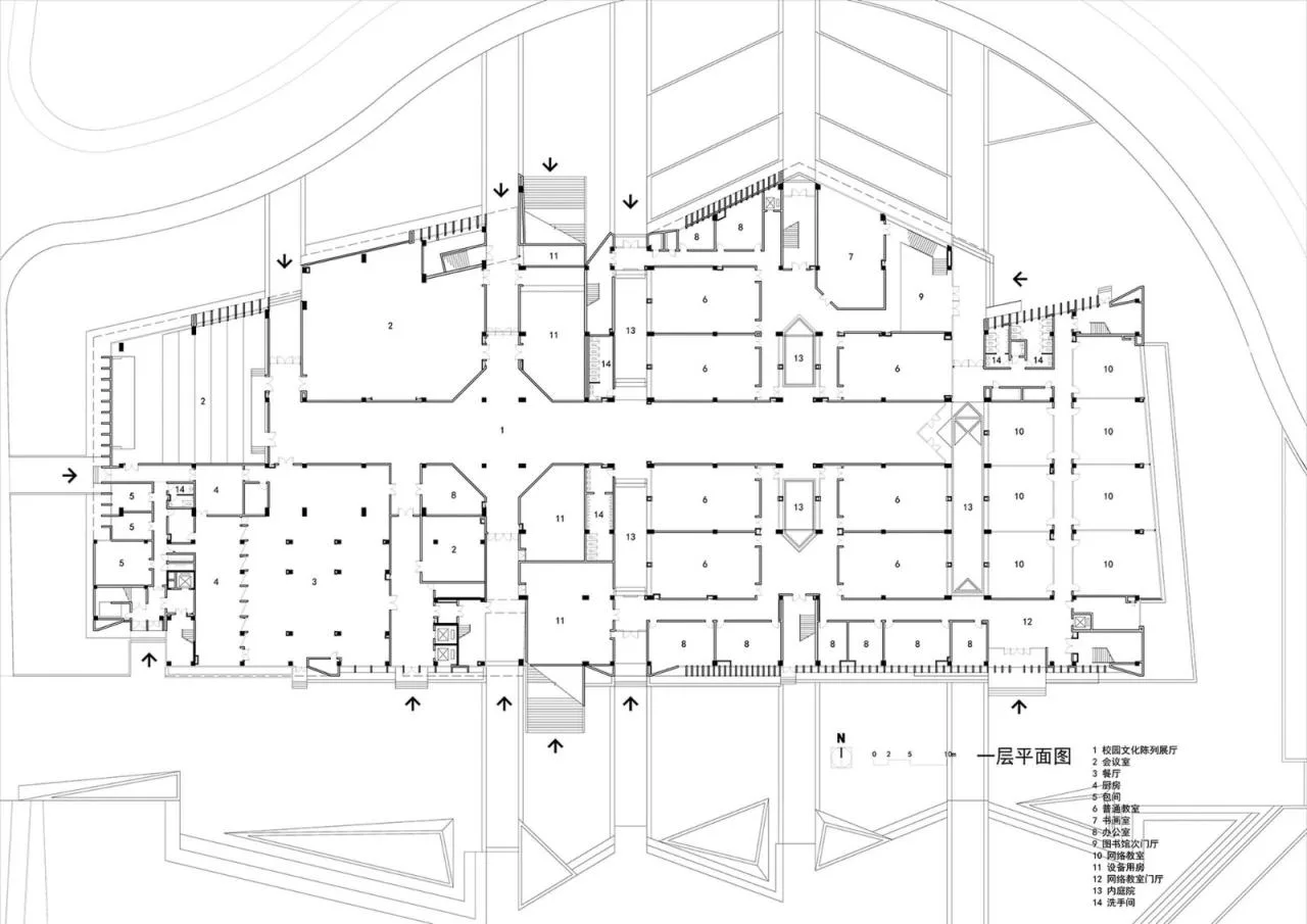 BIM Architecture | Jiangxi Construction Vocational and Technical College Graphic and Text Information Comprehensive Building/Taozhi Studio of South China University of Technology Architectural Design and Research Institute Co., Ltd