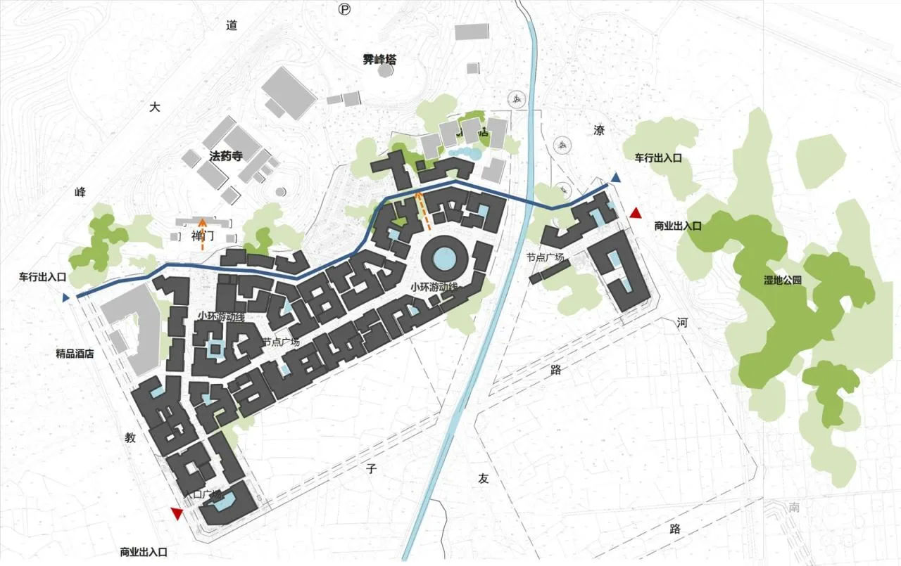 BIM Architecture | Light Zen Design for Daily Life: Jing'an Greenland Mingjingwan Cultural and Tourism Town/UA You'an Design