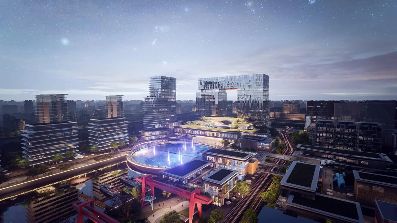 BIM Architecture | Modern Landscape: Hangzhou Canal Bay International Tourism and Leisure Complex/Aedas