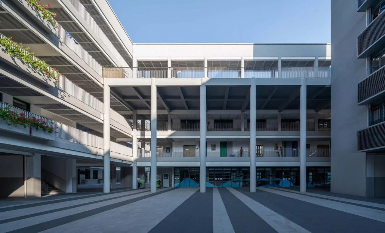BIM Architecture | Link and Reshaping: Shenzhen Nanshan Qilin Middle School Renovation and Expansion Project/Yuanben Studio