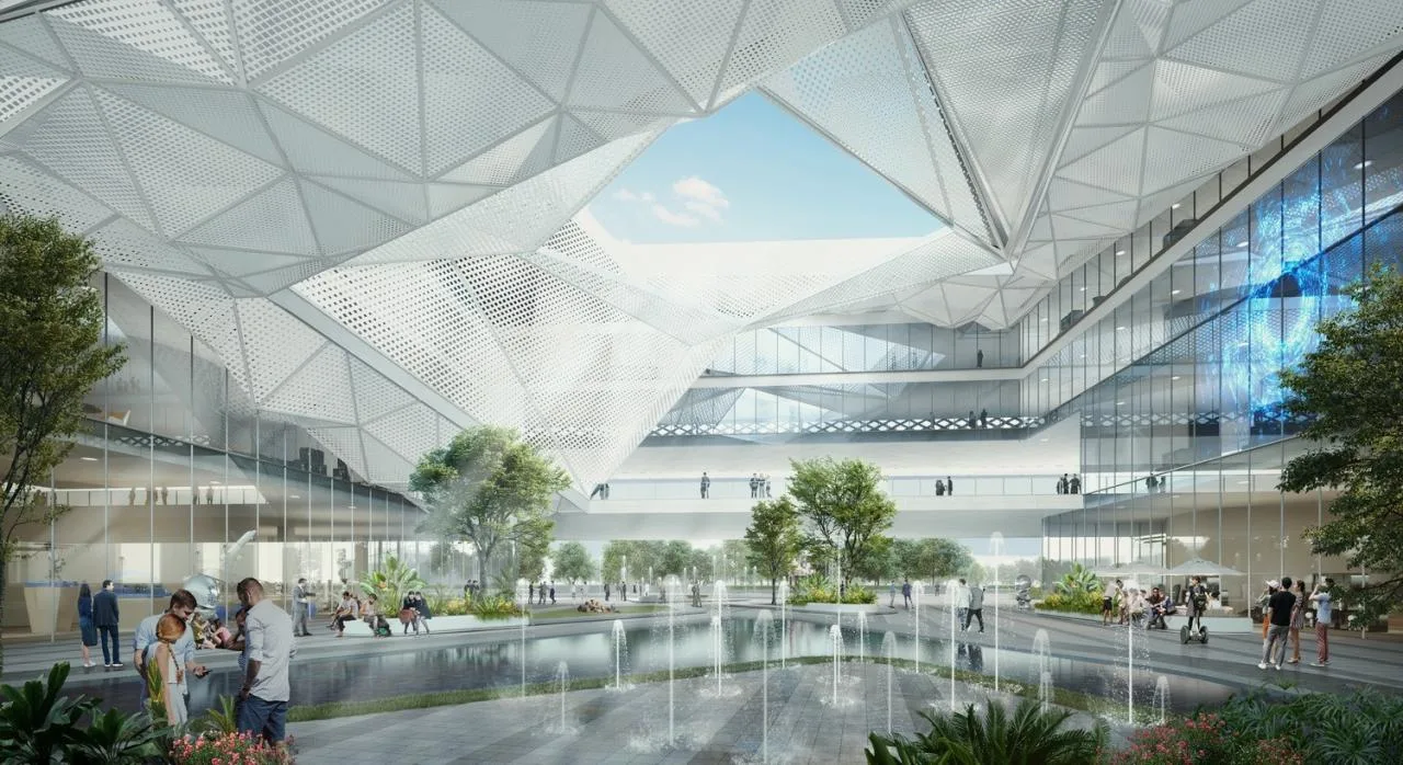 BIM Architecture | Setting Sail · Nanjing Jiangxinzhou Ecological Technology Industrial Park/Jianhe Architecture