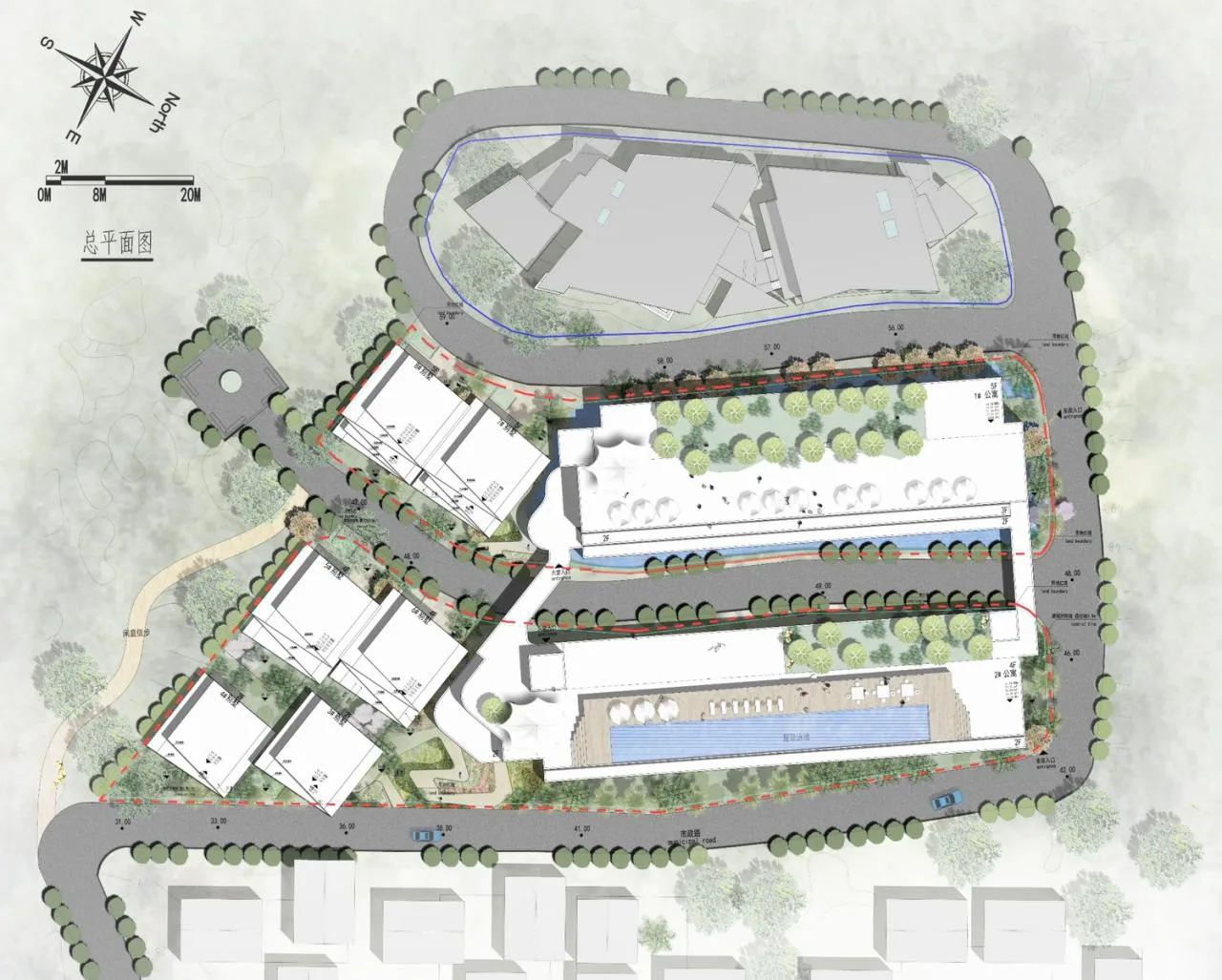 BIM Architecture | Mountain and Sea Phuket Coastal Hotel Project/Jianhe Architecture