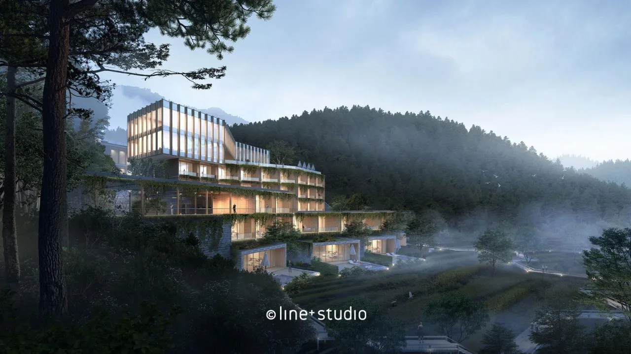 BIM Architecture | Haihua Pujiang Yuexili Resort Hotel/Meng Fanhao Line+Architectural Firm