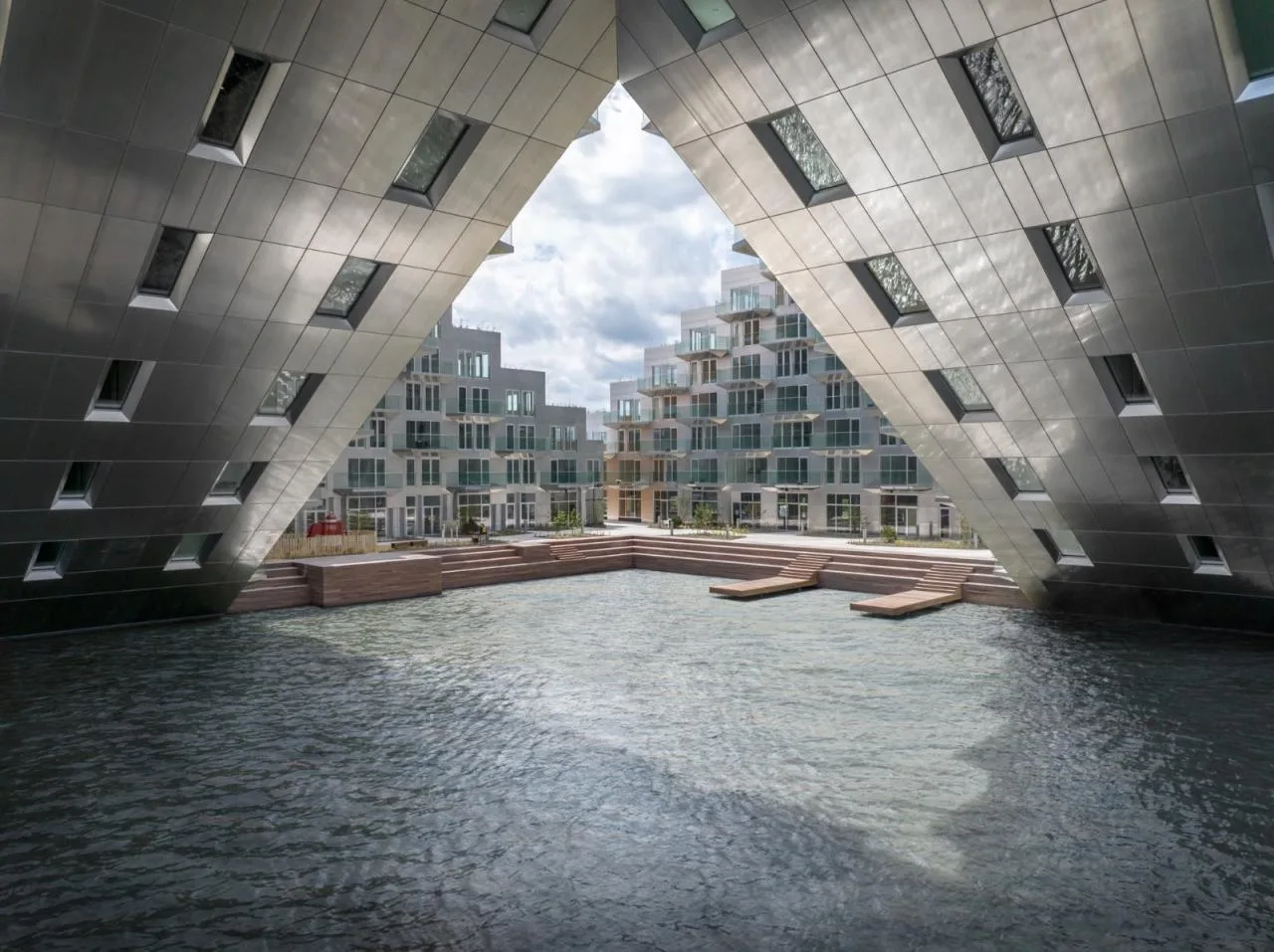 BIM Architecture | Water Courtyard Residence Sluishuis/BIG+Barcode Architects