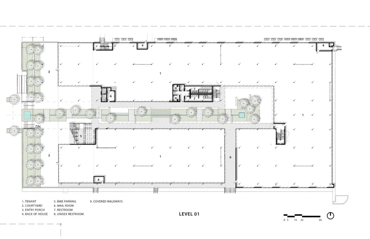 BIM Architecture | Fifth+Tillery Office Building/Gensler