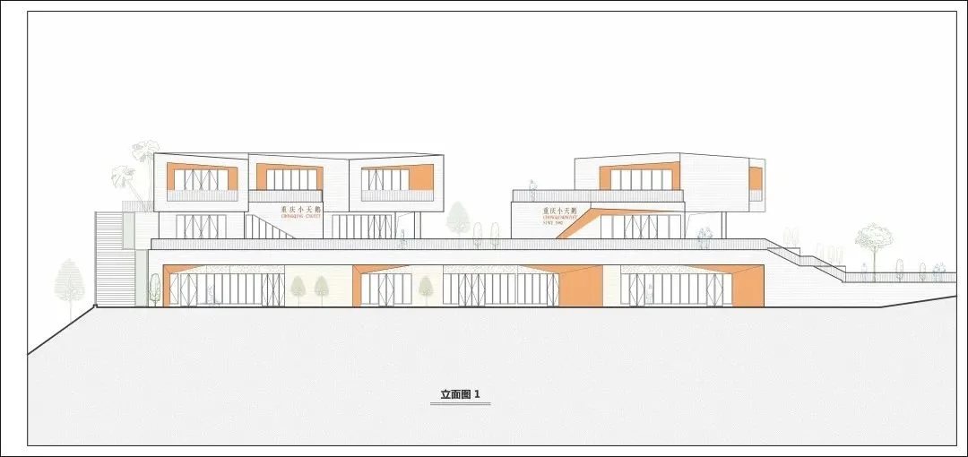 BIM Architecture | Chongqing Nan'an District Tea Garden Zhongjiao Manshan Riverside Commercial, Chongqing/Yuandao Architecture