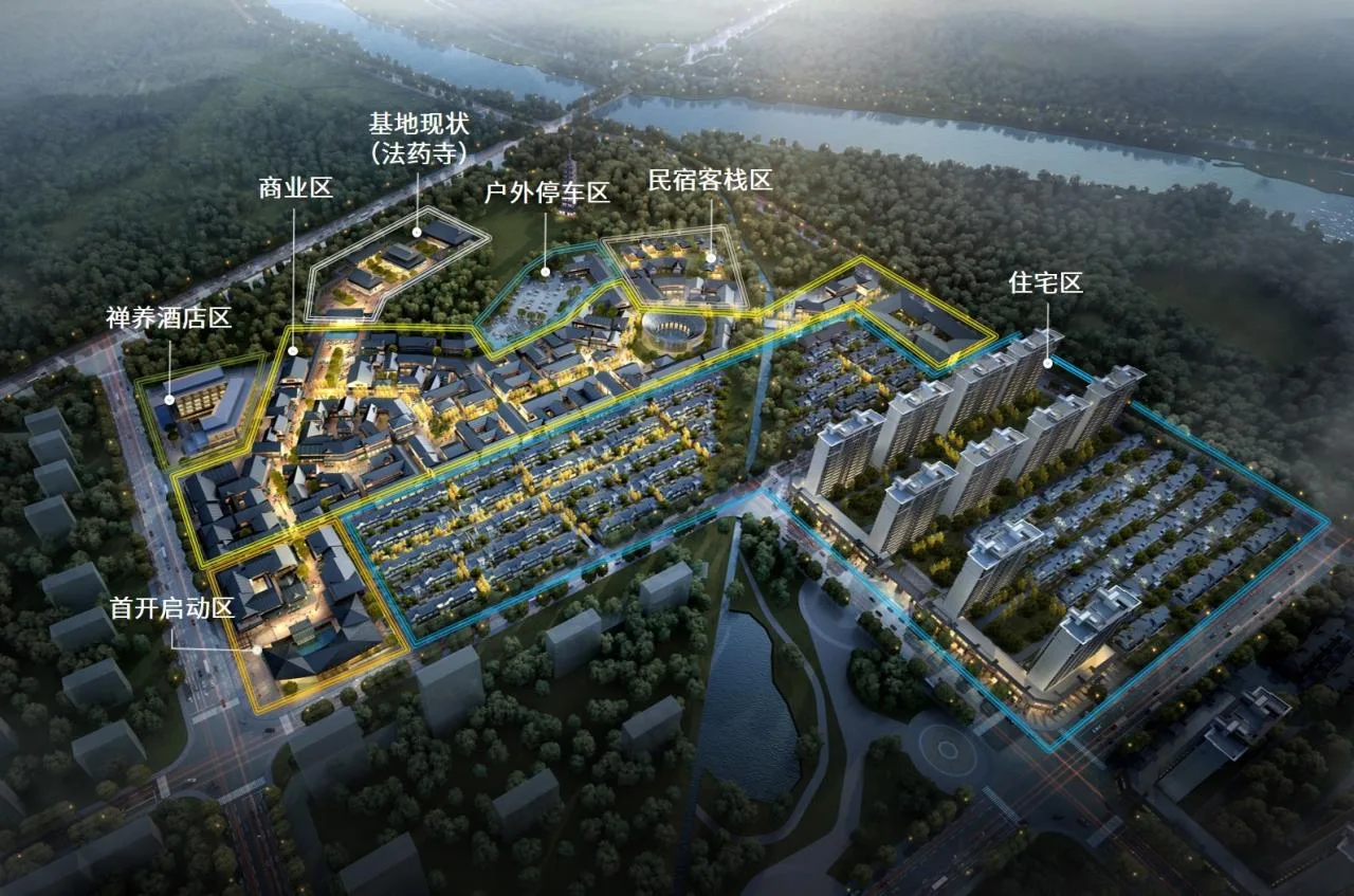 BIM Architecture | Light Zen Design for Daily Life: Jing'an Greenland Mingjingwan Cultural and Tourism Town/UA You'an Design