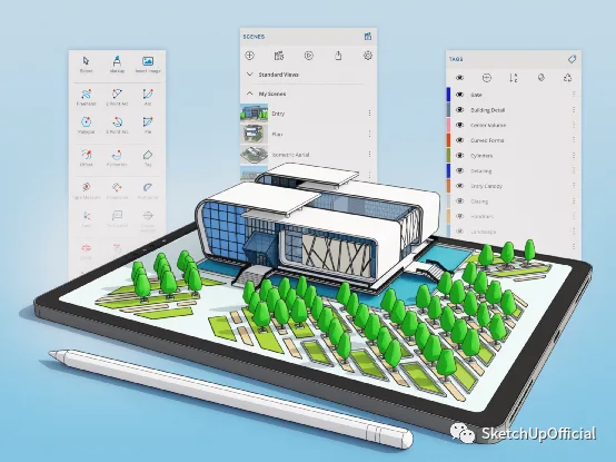BIM Q&A | Can SketchUp for iPad render? SketchUp for iPad User Experience Introduction