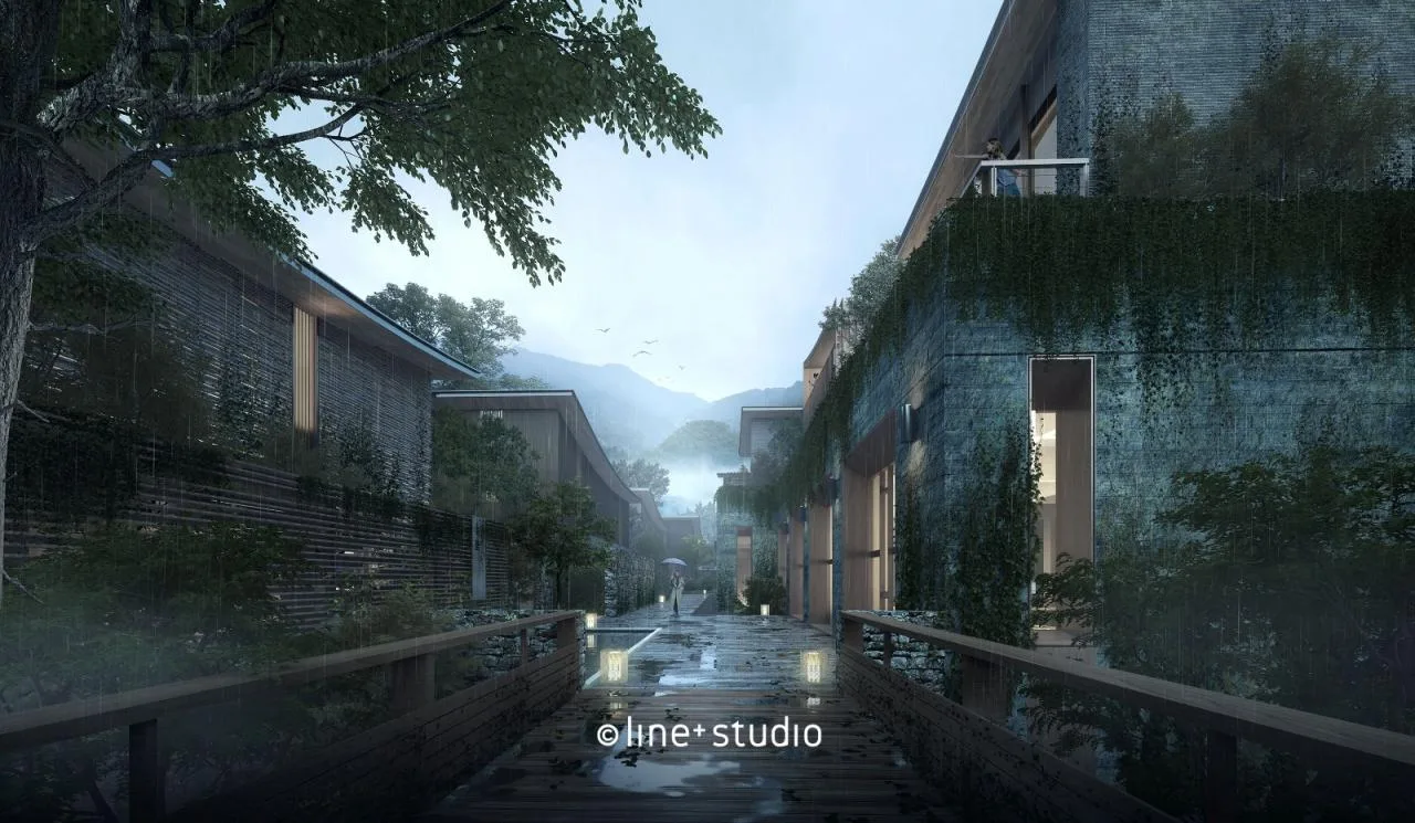 BIM Architecture | Haihua Pujiang Yuexili Resort Hotel/Meng Fanhao Line+Architectural Firm