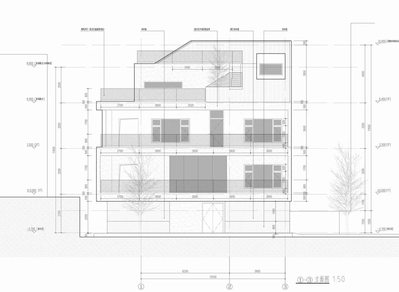 BIM Architecture | Dialogue with Hill and Field, No. 21 Binhe Lane/MV Architecture Studio