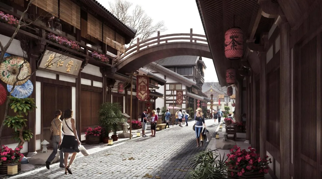 BIM Architecture | New Tang Style Interpretation from a Modern Perspective: Changchun Shimao Lianhua Mountain Cultural and Tourism Town/UA You'an Design