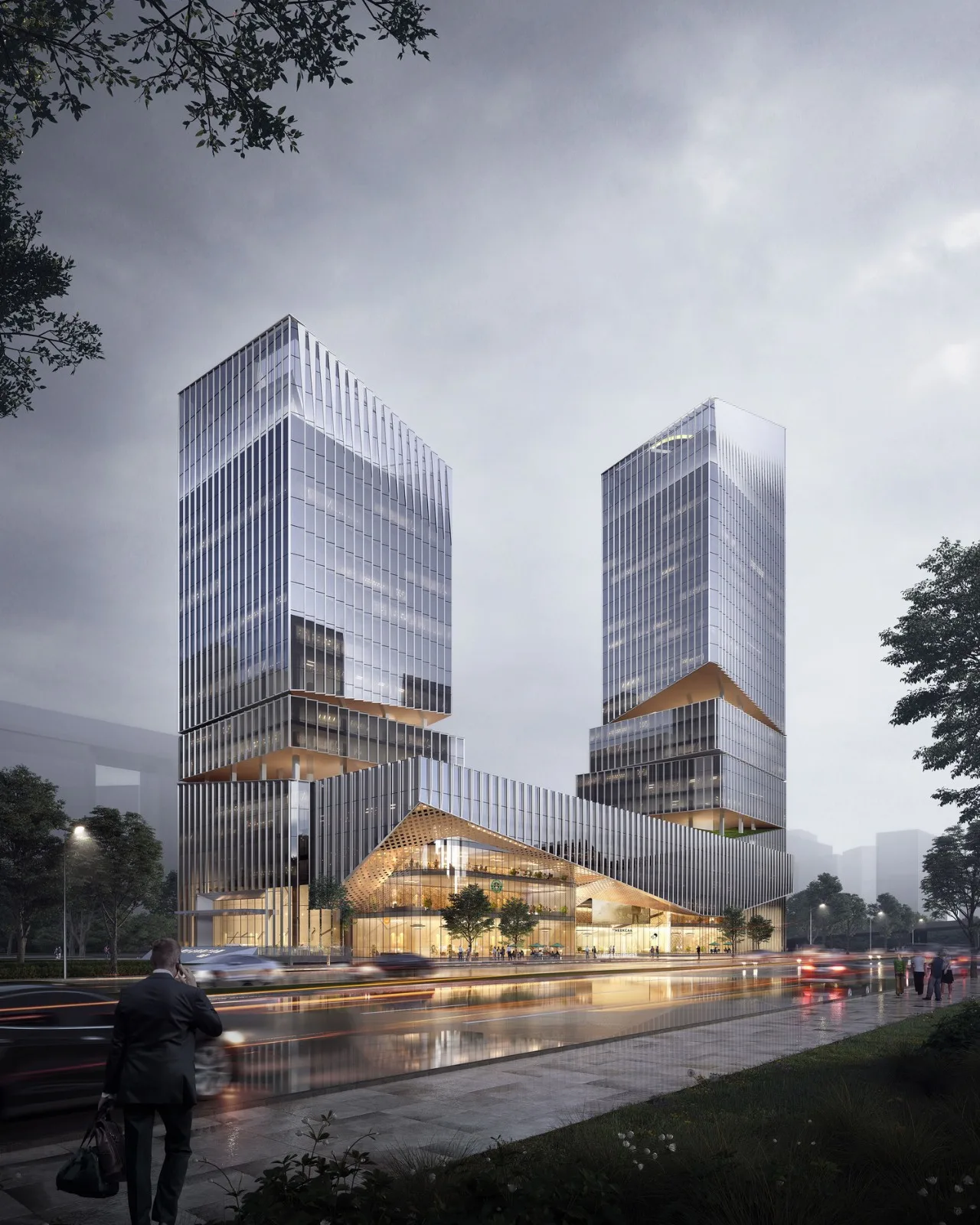 BIM Architecture | Setting Sail · Nanjing Jiangxinzhou Ecological Technology Industrial Park/Jianhe Architecture