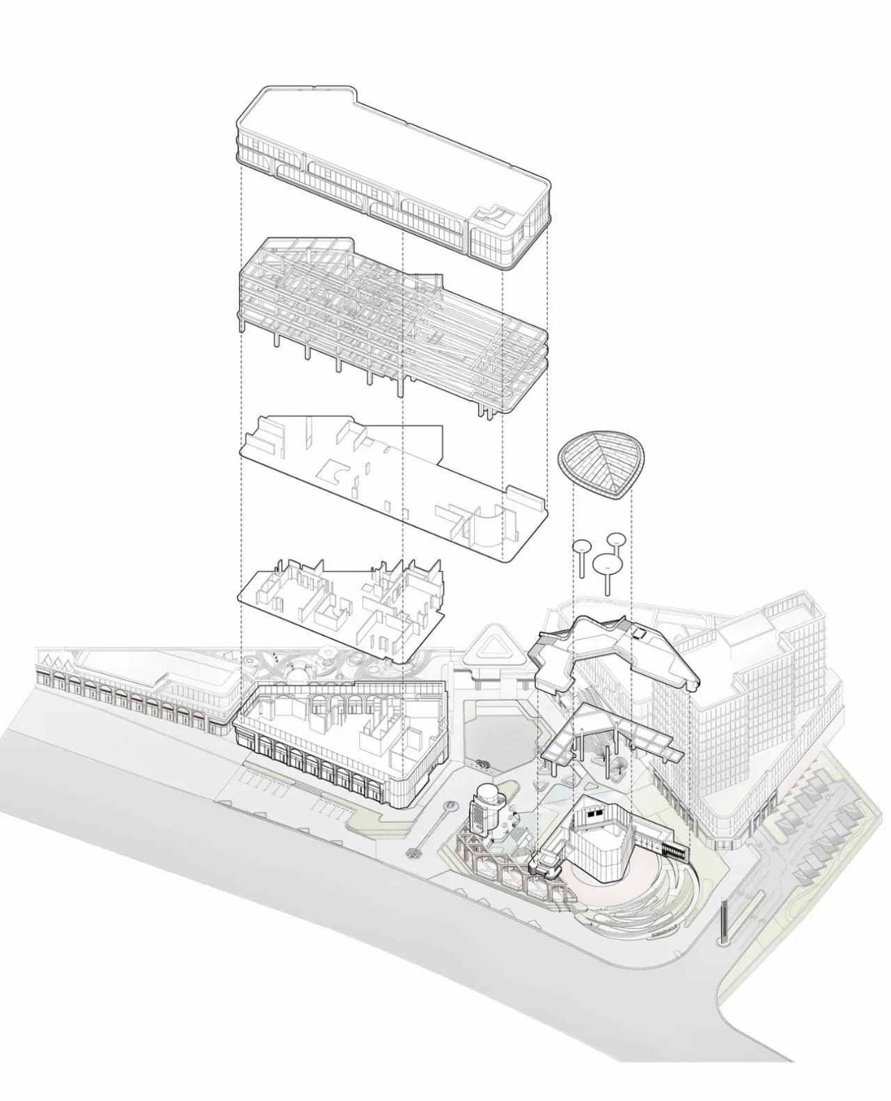 BIM Architecture | Wuhan Jindi International City Demonstration Zone/PTA Shanghai Botao