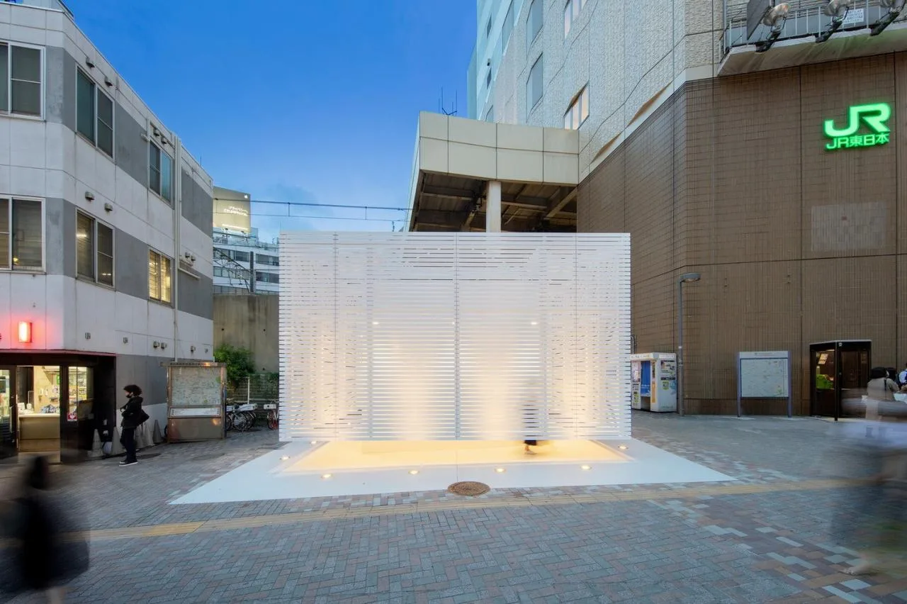 BIM Architecture | Translucent Blocks, Tokyo 'Pure White' Public Restrooms/SAMURAI