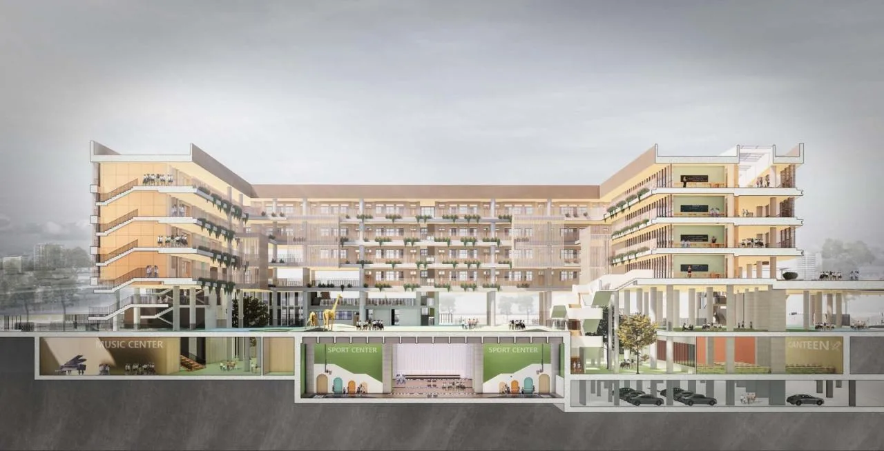 BIM Architecture | Shenzhen Foreign Language School Bao'an School/Huayang International Design Group