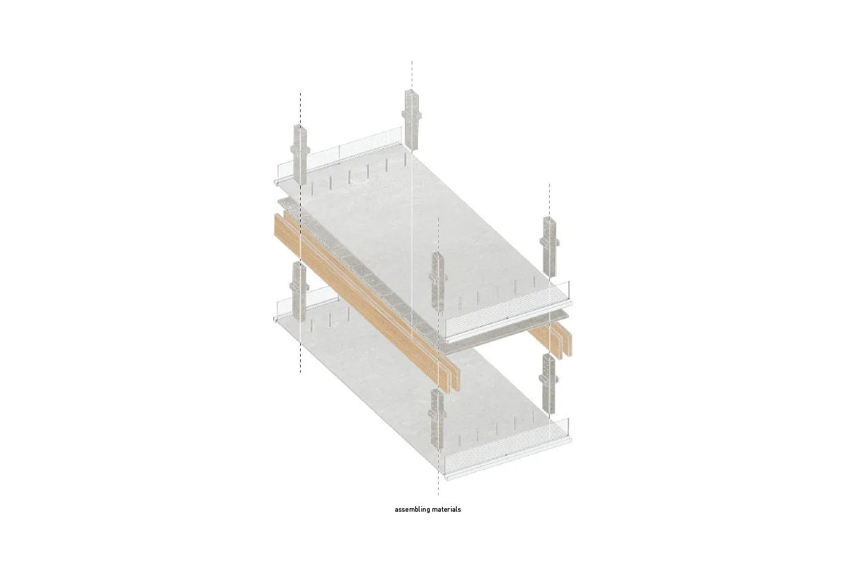 BIM architecture | Park+Ride new model, private transportation+public transportation/HUB