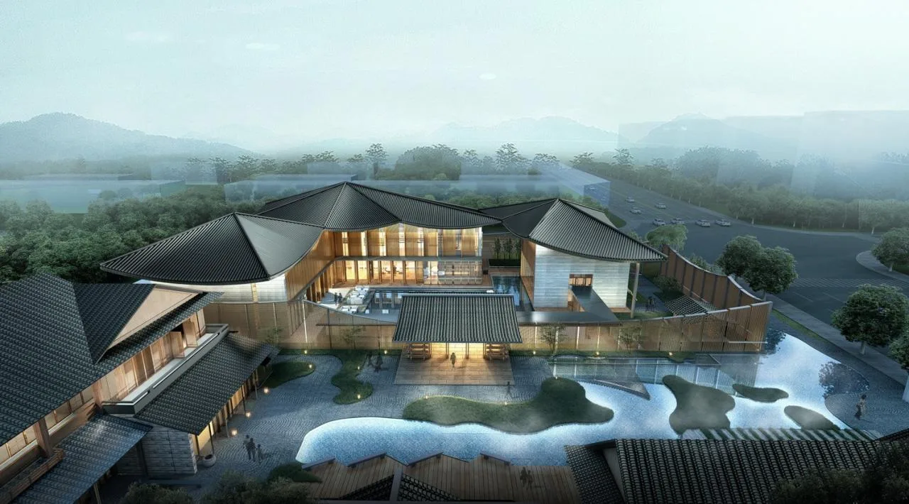 BIM Architecture | Light Zen Design for Daily Life: Jing'an Greenland Mingjingwan Cultural and Tourism Town/UA You'an Design