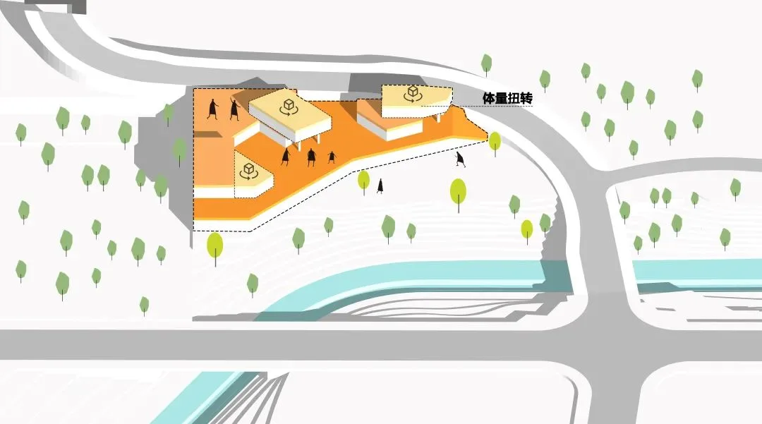 BIM Architecture | Chongqing Nan'an District Tea Garden Zhongjiao Manshan Riverside Commercial, Chongqing/Yuandao Architecture