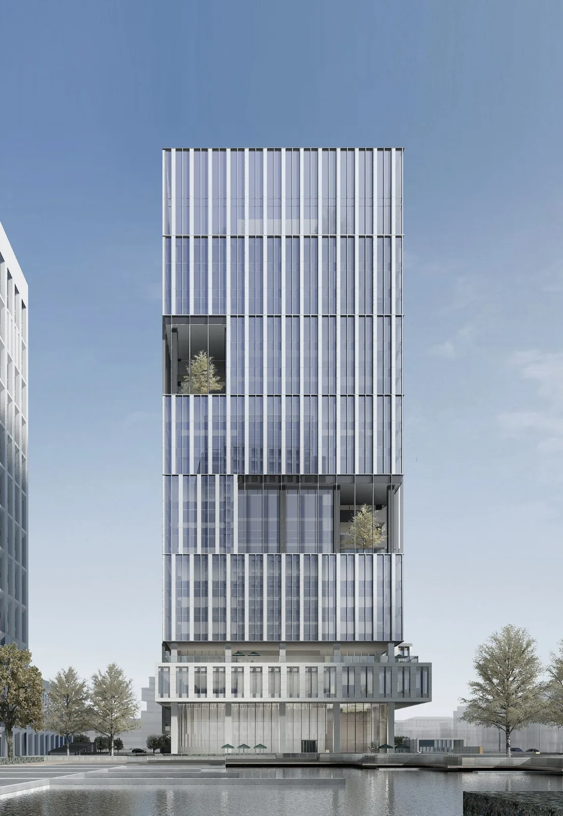 BIM Architecture | Decoding Garden style Headquarters Office: Greentown Building/Jianhe Architecture