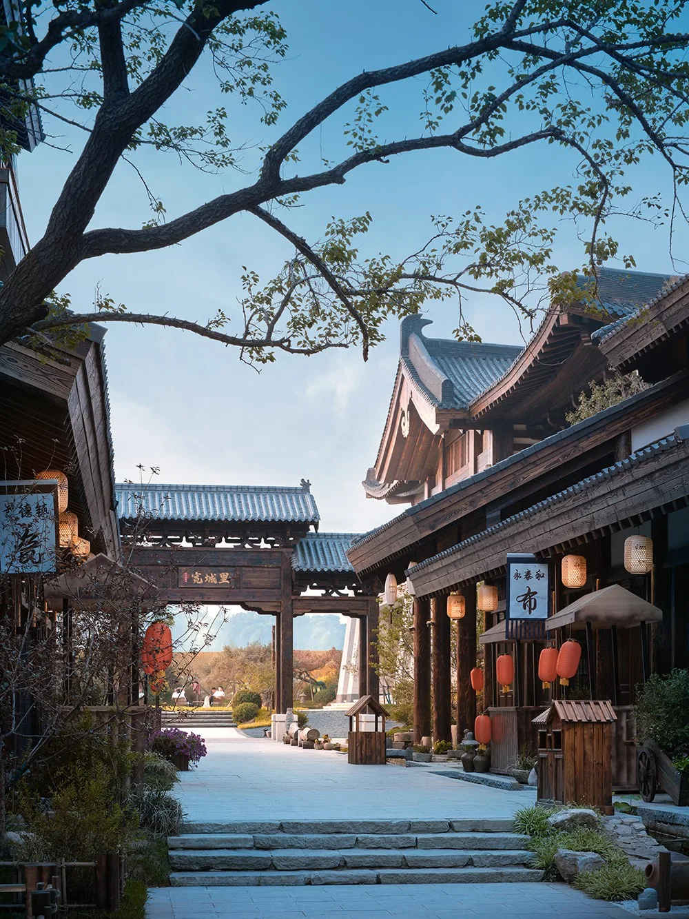 BIM Architecture | New Tang Style Interpretation from a Modern Perspective: Changchun Shimao Lianhua Mountain Cultural and Tourism Town/UA You'an Design