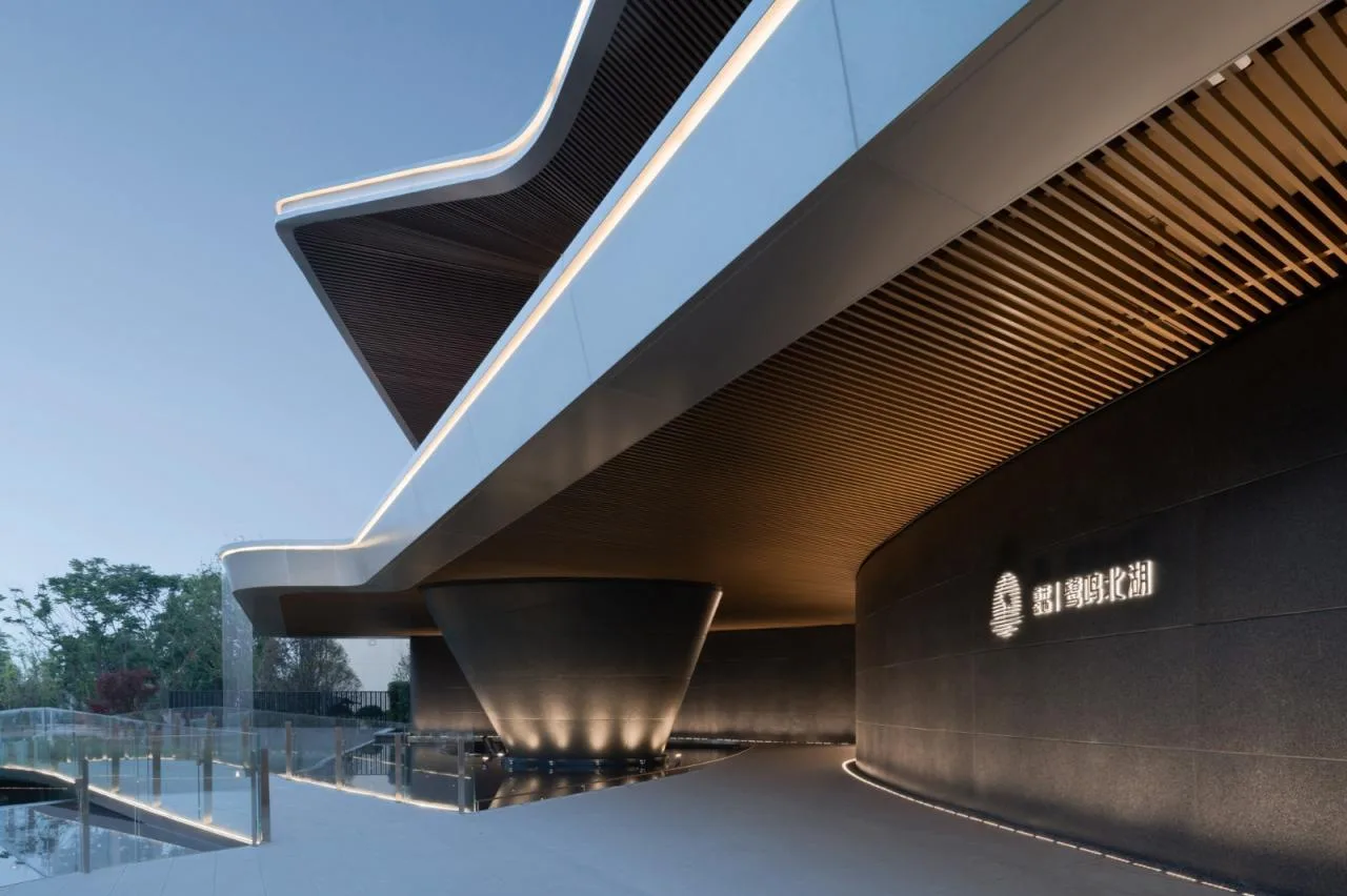 BIM Architecture | Floating Art Residence Boat Mooring in Yanzhu: Chengdu's First Open Golden Land • Luming North Lake/Chengzhi Design