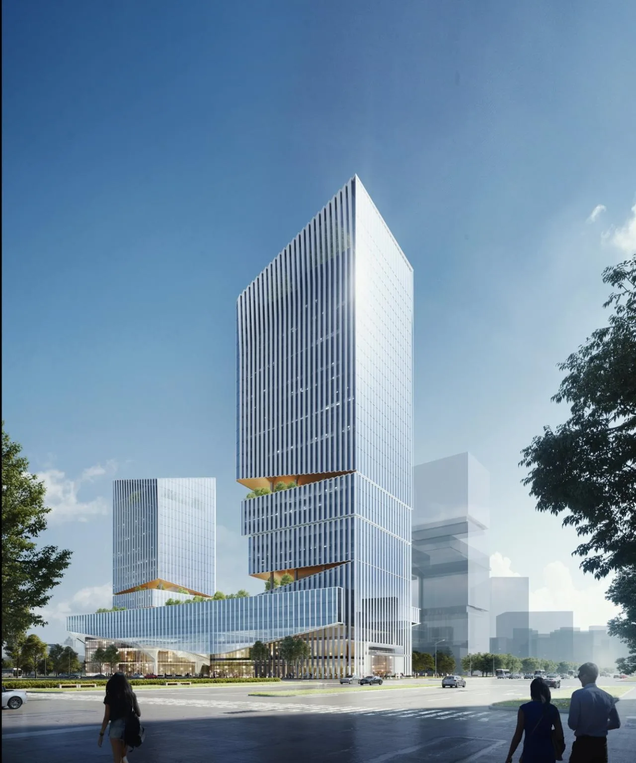 BIM Architecture | Setting Sail · Nanjing Jiangxinzhou Ecological Technology Industrial Park/Jianhe Architecture