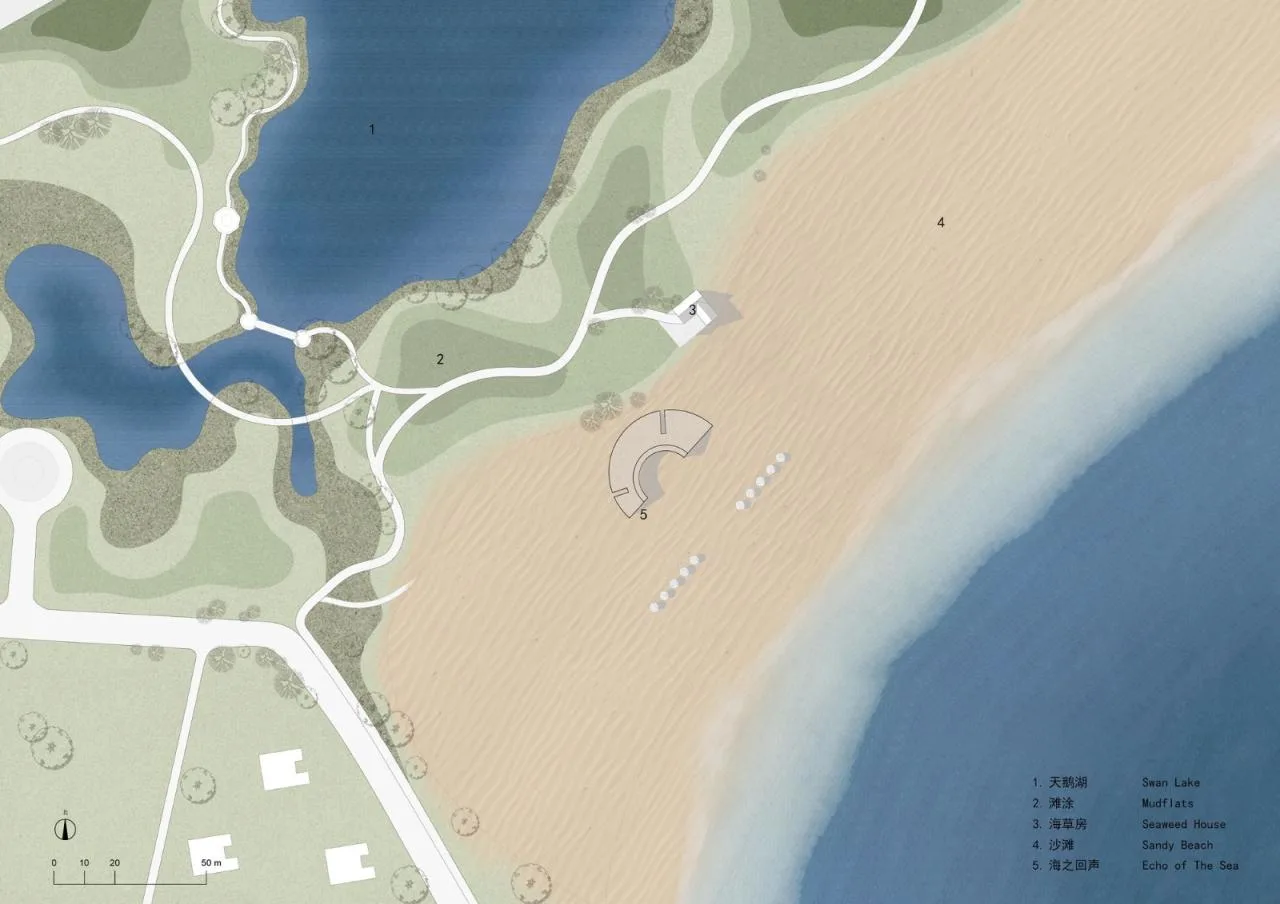 BIM Architecture | Seaside Cafe: Echoes of the Sea/Same Architectural Design Firm