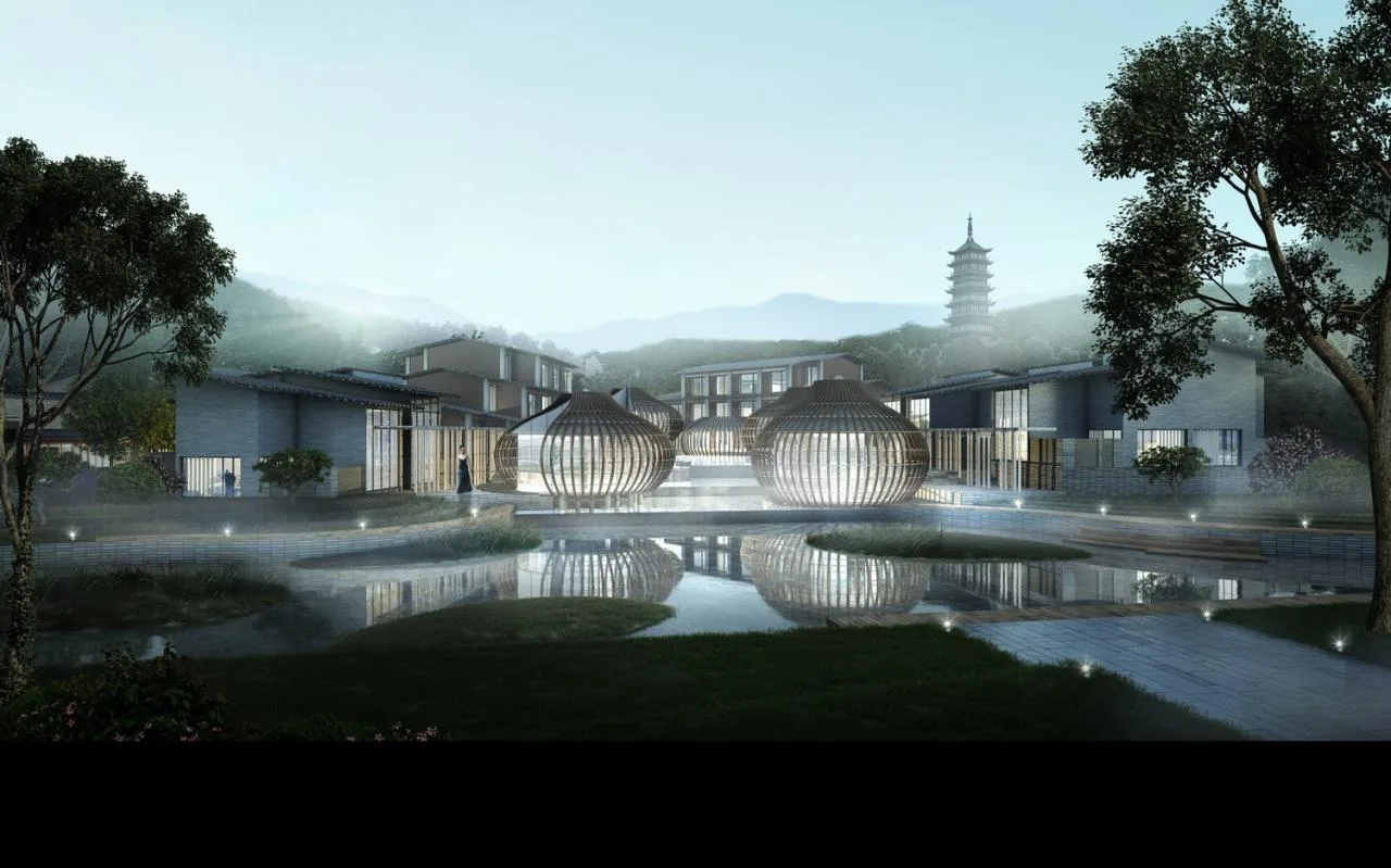 BIM Architecture | Light Zen Design for Daily Life: Jing'an Greenland Mingjingwan Cultural and Tourism Town/UA You'an Design