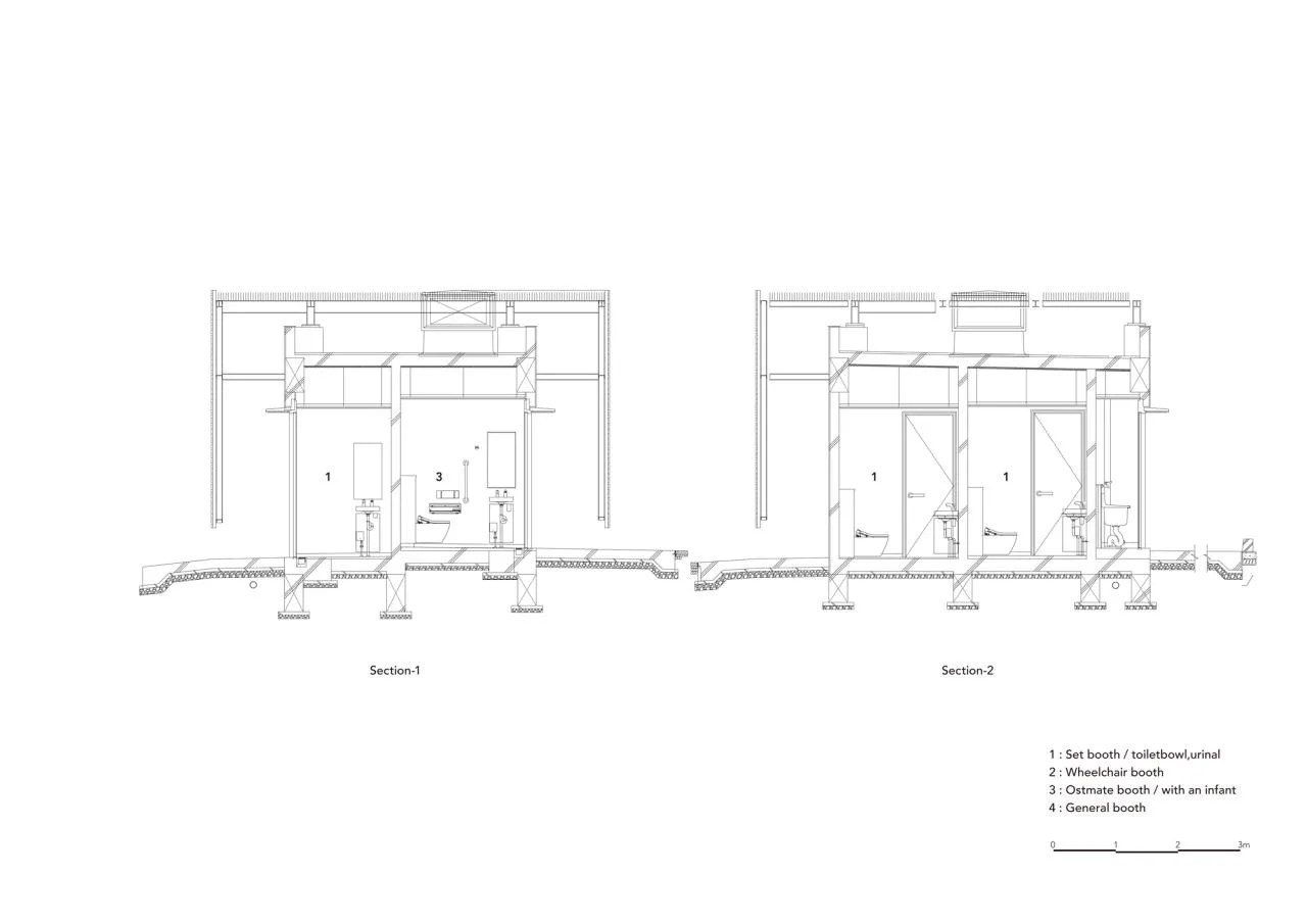 BIM Architecture | Translucent Blocks, Tokyo 'Pure White' Public Restrooms/SAMURAI