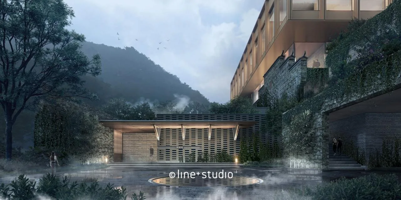 BIM Architecture | Haihua Pujiang Yuexili Resort Hotel/Meng Fanhao Line+Architectural Firm