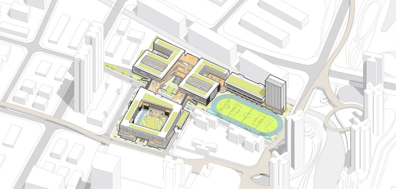 BIM Architecture | Shenzhen Foreign Language School Bao'an School/Huayang International Design Group